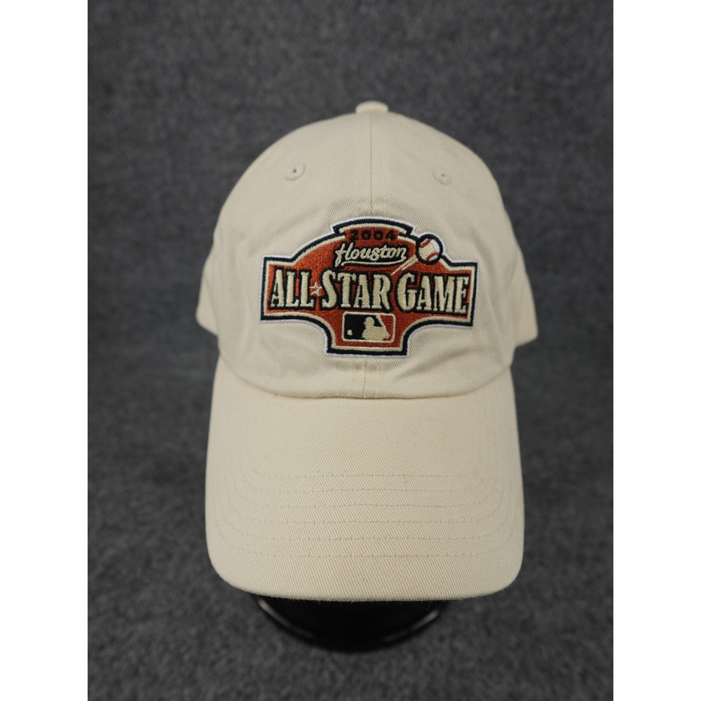 Twins Enterprise Hat Men OS Cream 2004 Houston MLB All Star Game Baseball Cap